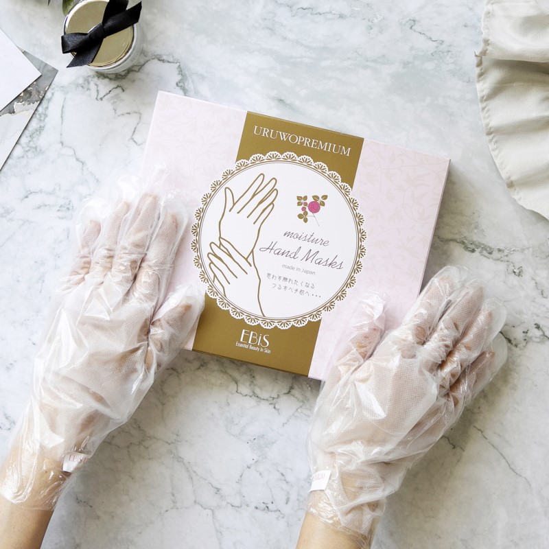 原液美容液をしみ込ませたシルク手袋+ハンドマスク36枚セット