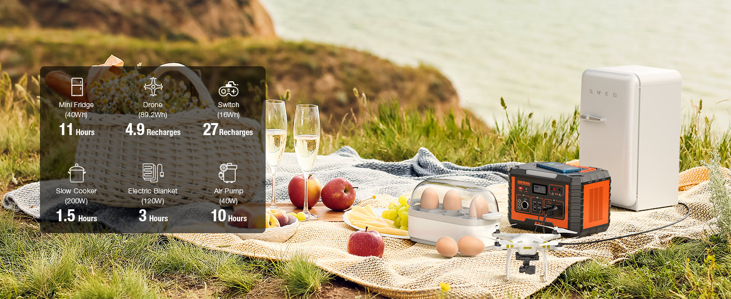 Shop EBL Portable Power Station 500W Online