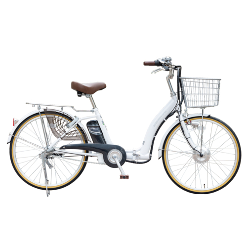DA243 パールホワイト 電動アシスト自転車 シマノ製3段変速 折りたたみ
