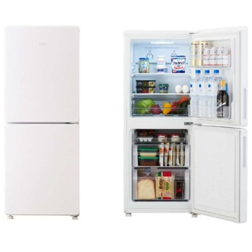 F 2023年製 Haier ハイアール 冷蔵庫 JR-NF148DK 148L アウトレット家電 JR-NF148DK W 冷凍冷蔵庫 148L > 199L以下 冷蔵庫