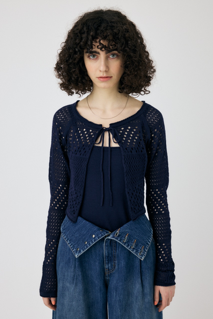 MOUSSY | OPENWORK KNIT アンサンブル (ニット ) |SHEL'TTER WEBSTORE