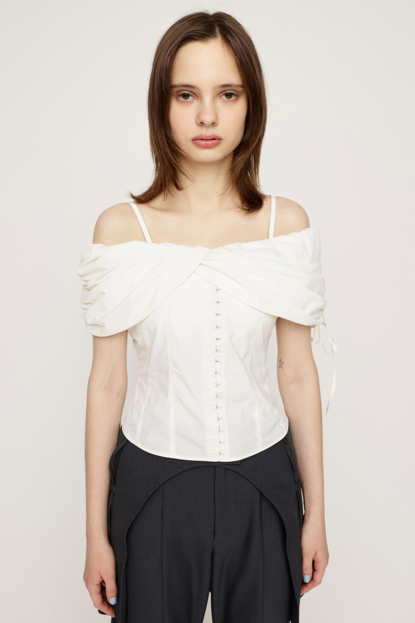 SLY | FRONT HOOK 2WAY SHOULDER ブラウス (シャツ・ブラウス ) |SHEL