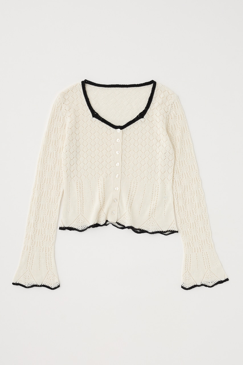MOUSSY | EYELET LACE ニットトップス (ニット ) |SHEL'TTER WEBSTORE