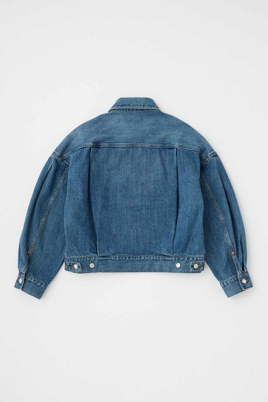 MOUSSY | TUCK SLEEVE デニムジャケット (デニムジャケット ) |SHEL