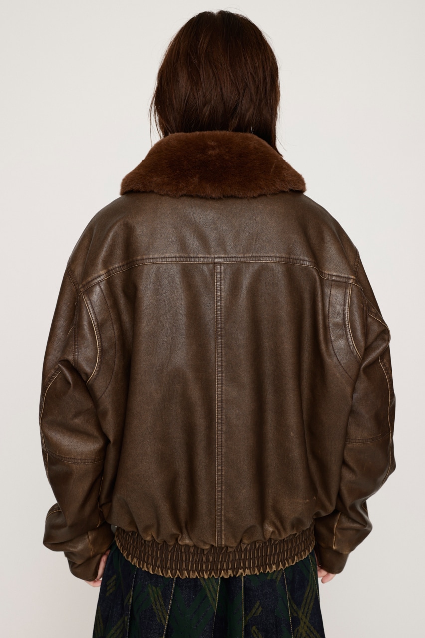 SLY | VINTAGE F／LEATHER S／ブルゾン (ブルゾン ) |SHEL'TTER WEBSTORE