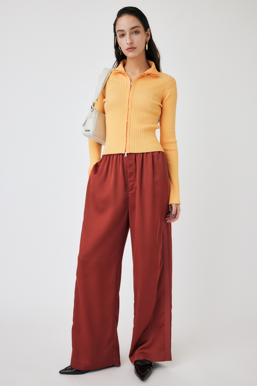 MOUSSY | ZIP UP LS KNIT シャツ (ニット ) |SHEL'TTER WEBSTORE