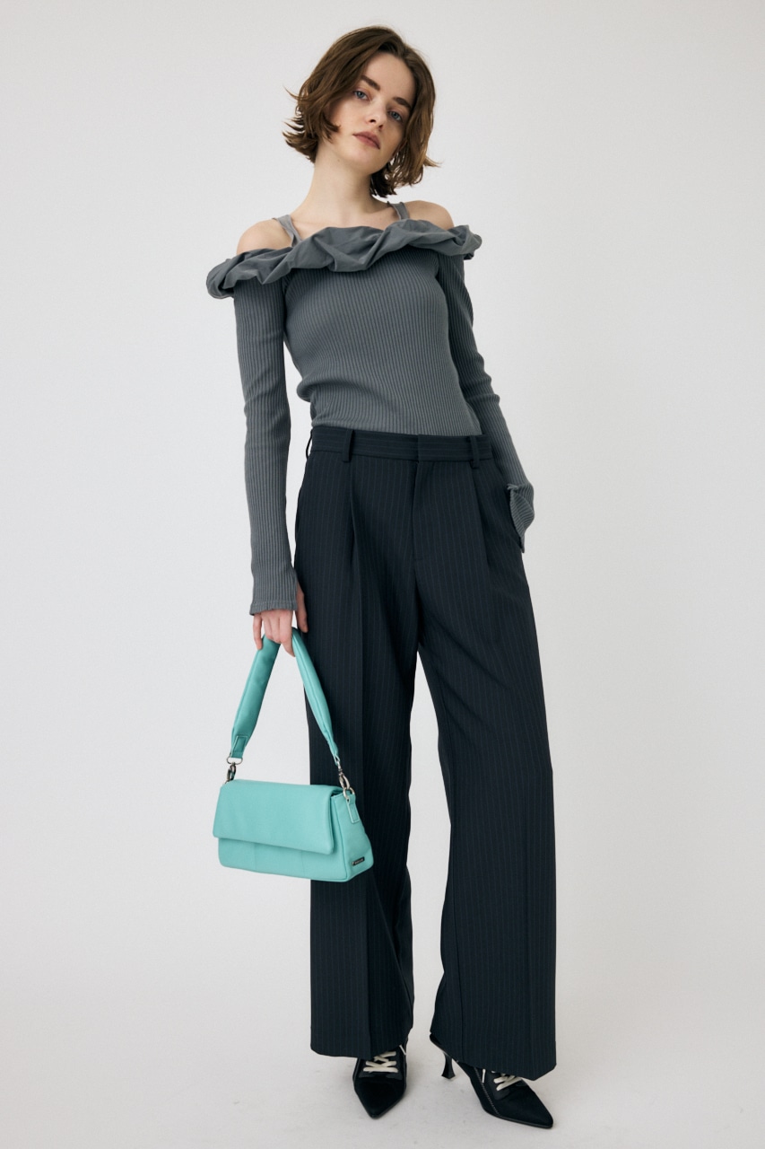 MOUSSY | PUFF SHOULDER トップス (Tシャツ・カットソー(長袖) ) |SHEL