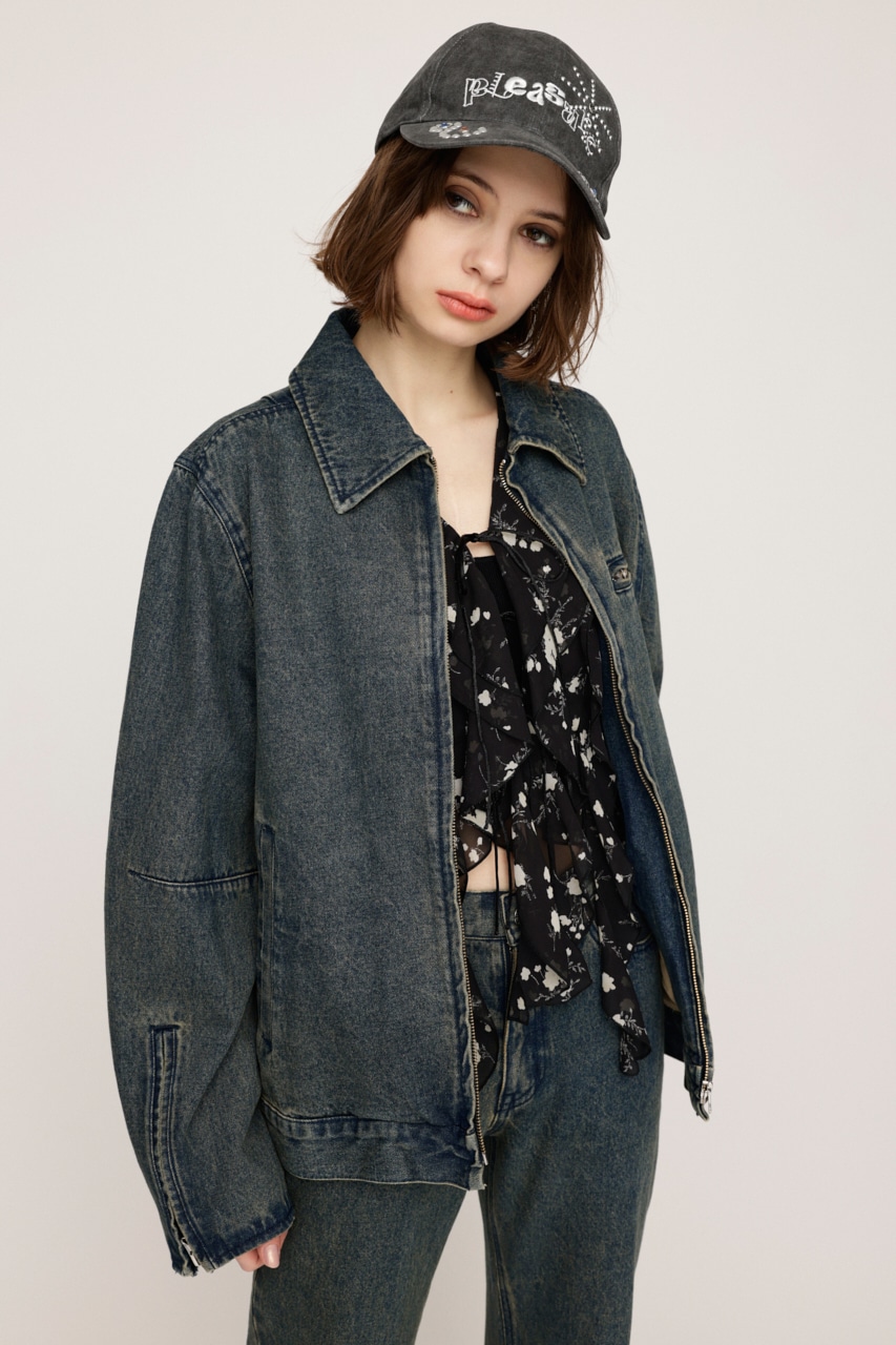 SLY | FRONT ZIP BOXY BZ-BE (デニムジャケット ) |SHEL'TTER WEBSTORE