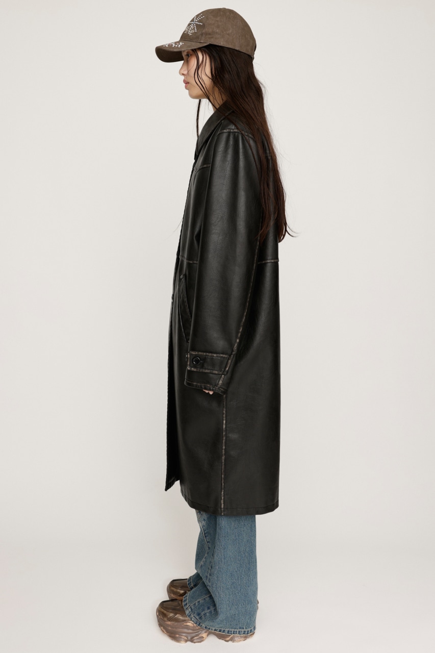 SLY | LONG F／LEATHER ジャケット (コート ) |SHEL'TTER WEBSTORE