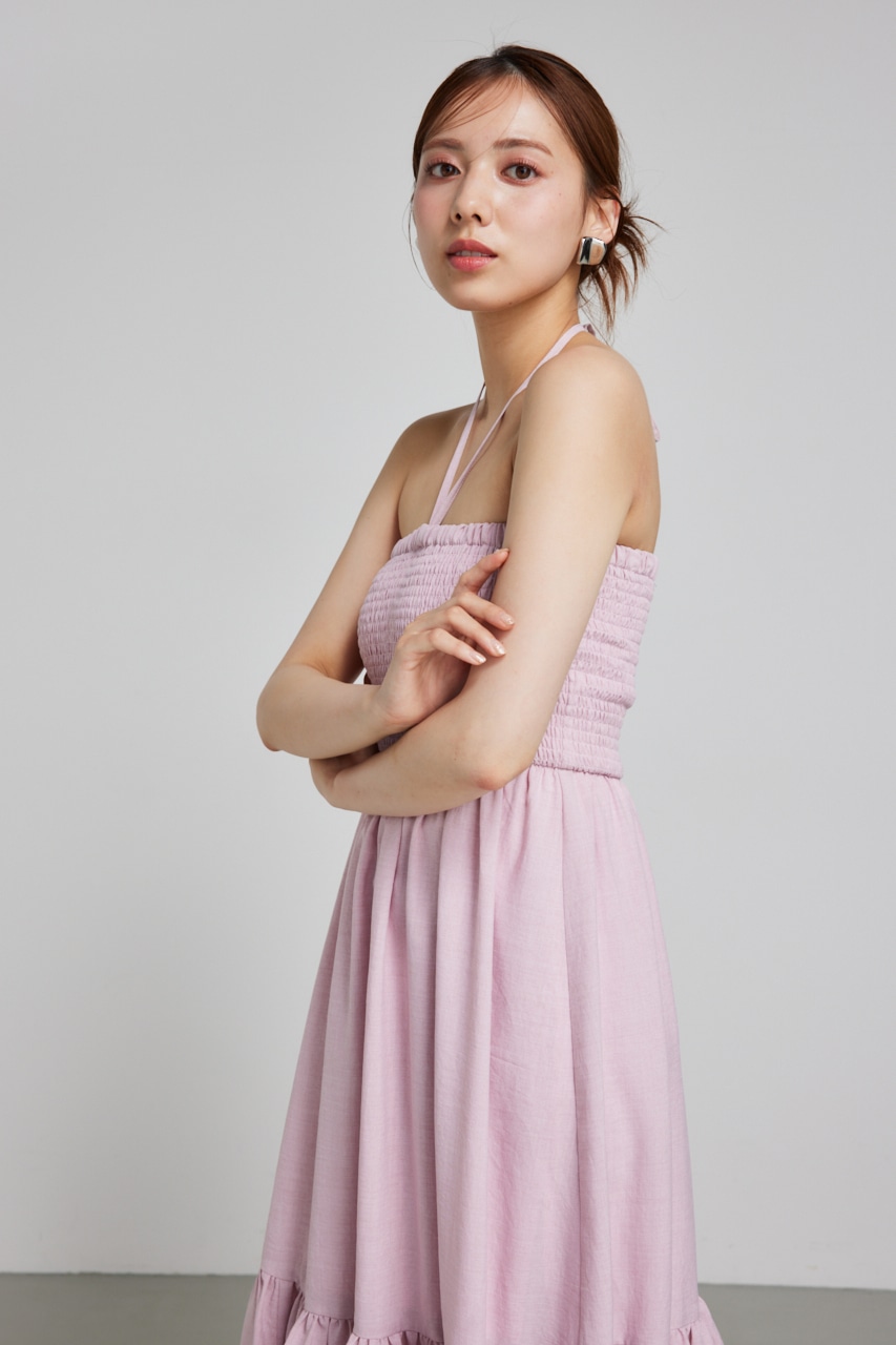 rienda | シャーリングベアワンピース (ワンピース(ミニ・ミディアム