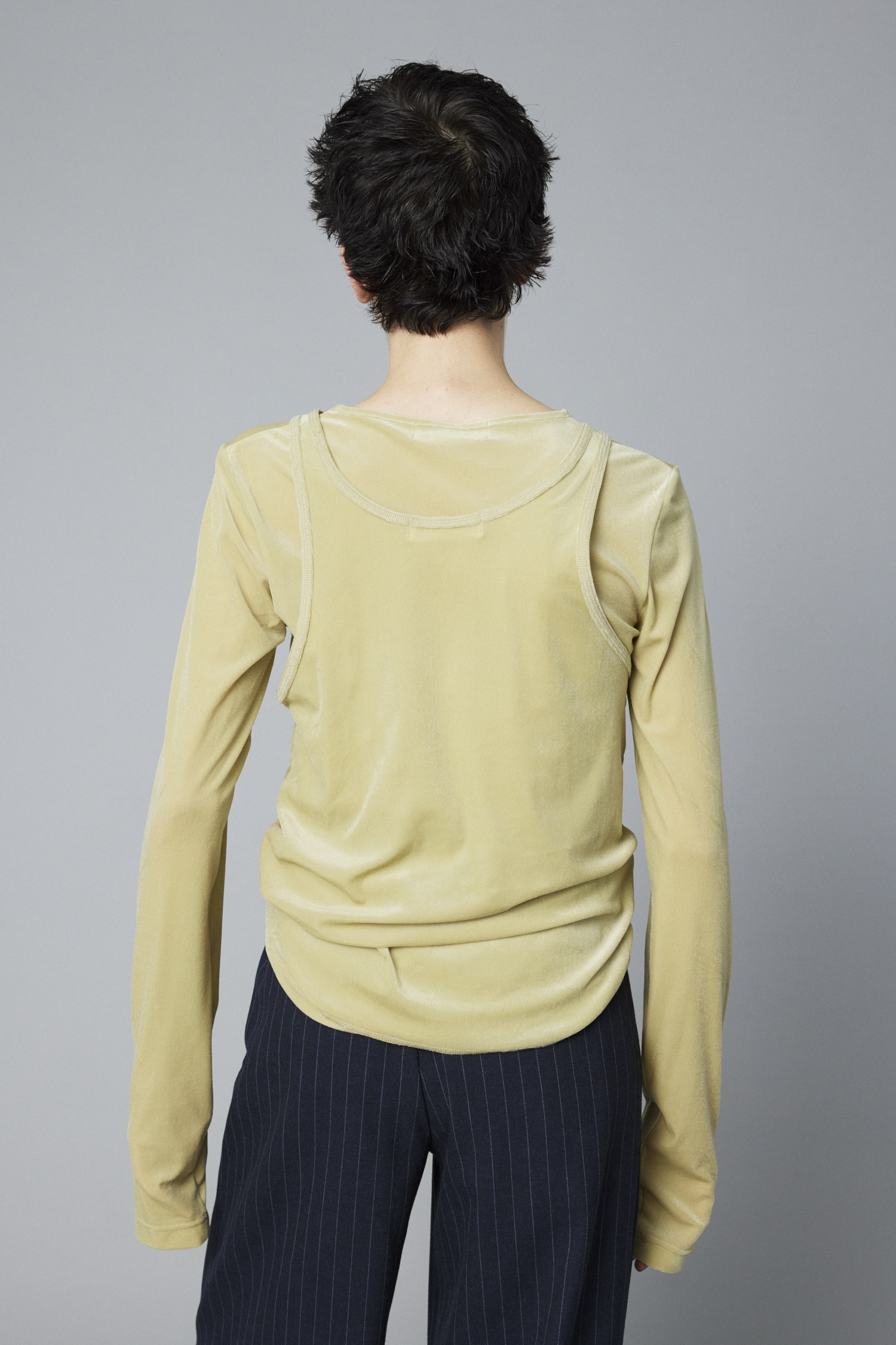 HeRIN.CYE | Velour tank top (タンクトップ ) |SHEL'TTER WEBSTORE