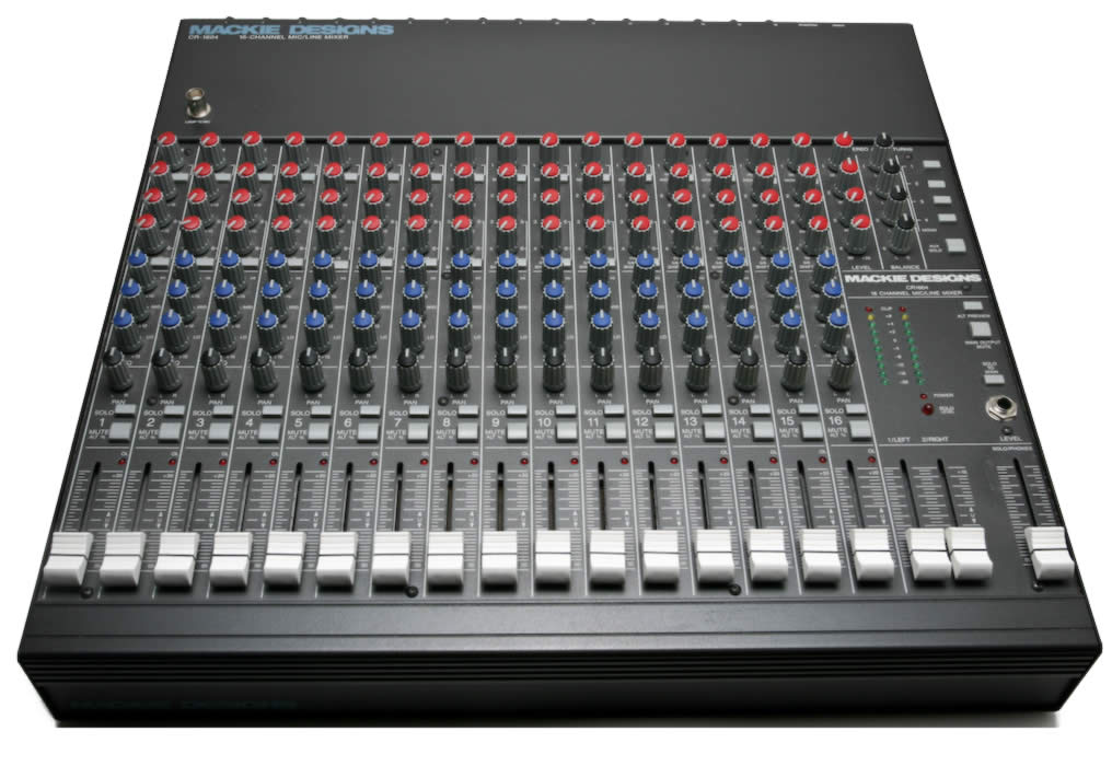 なつかし楽器道場'91年 アナログミキサー「MACKIE CR1604」- e楽器屋.com