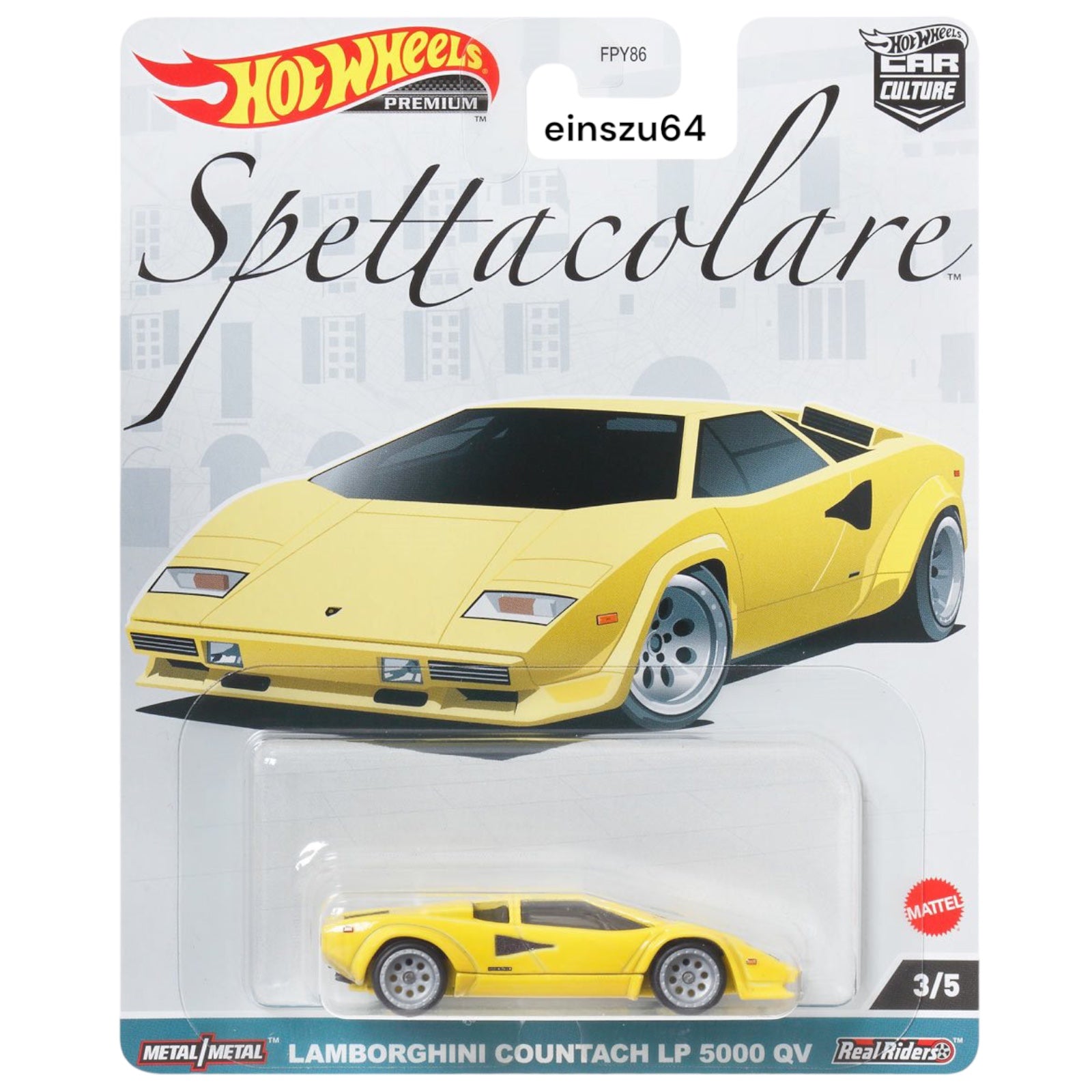 Hot Wheels 2023 - Spettacolare - Lamborghini Countach LP 5000 QV