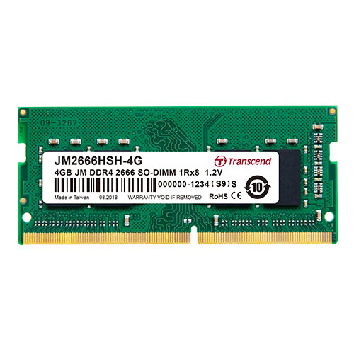 ノートパソコン用メモリ Transcend 32GB DDR4-2666 PC4-21300 SO-DIMM