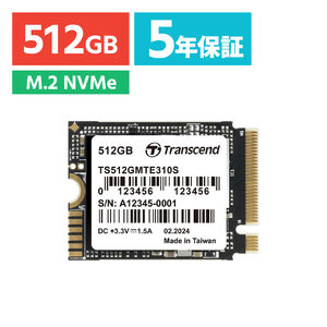 SSD（M.2・1TB・NVMe・PCIe・Gen4×4・Type 2230・内蔵・Read・5000MB/s