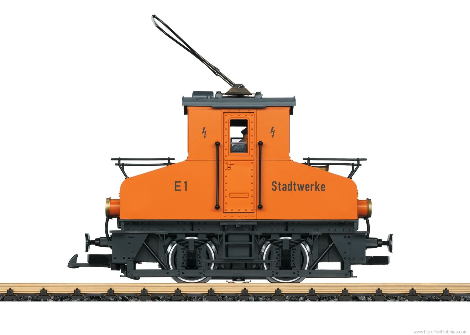 LGB 20301 G Small Electric Locomotive 'E1 Stadtwerke'