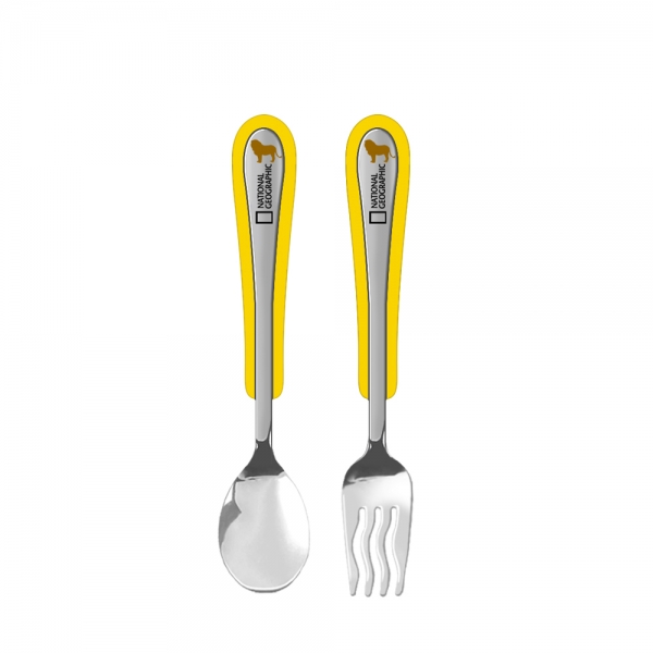 National Geographic國家地理不鏽鋼匙叉組(鋸齒) - 線上購物- SuperBO