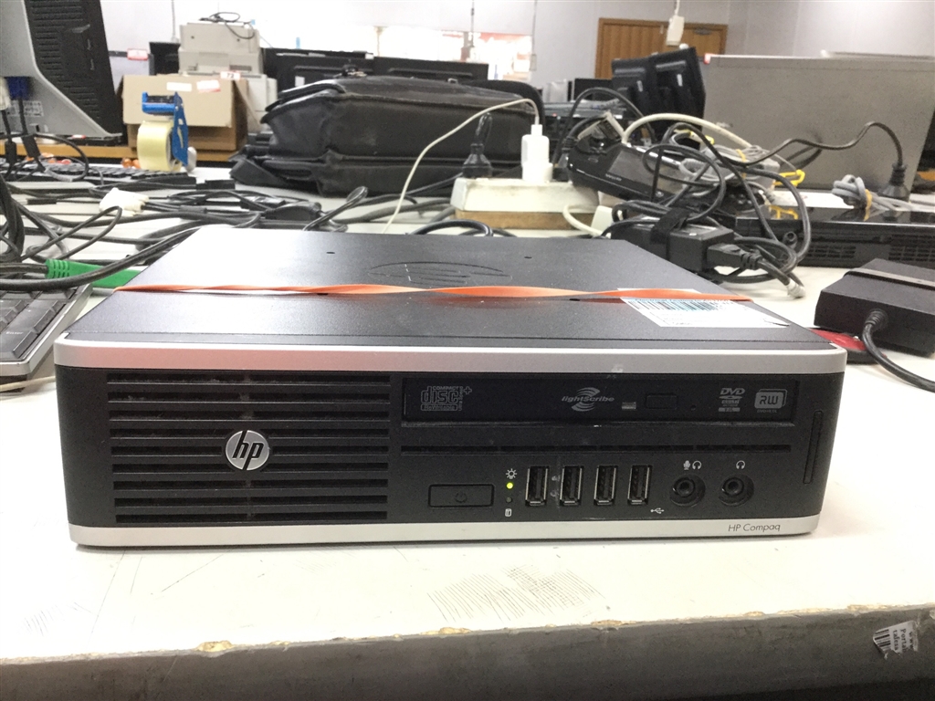 Ultra-Slim Desktop, HP Compaq 8200 Elite USDT PC, Appears to Function