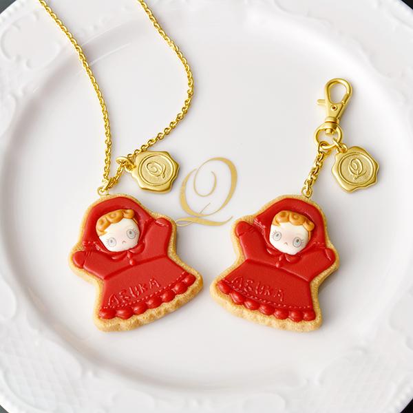 EVANGELION x Q-pot】アスカのパペット シュガークッキー バッグチャーム