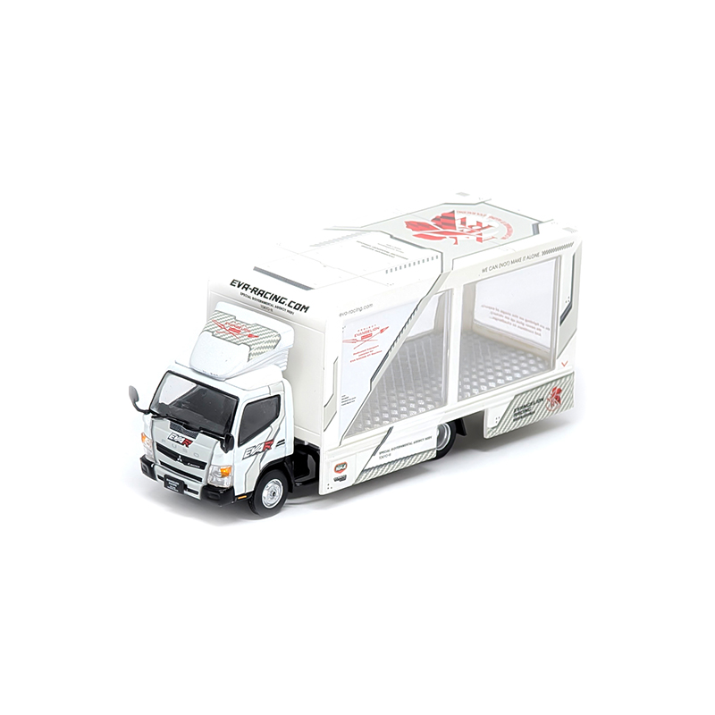 エヴァレーシング 1/64ミニカー Mitsubishi Fuso Canter（TARMAC WORKS