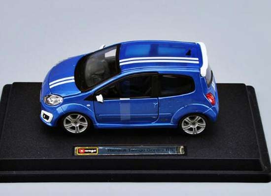 1:24 Blue Bburago Diecast Renault Twingo Gordini RS Model [NB2T281
