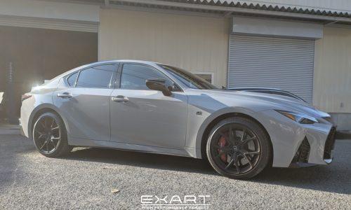 レクサス IS500 “Climax Edition” にEXART ONEマフラー（チタンテール