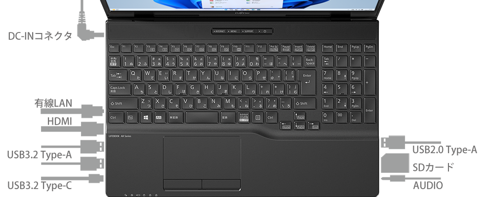 今までに発表した主な製品（15.6型ワイド ノートパソコン（PC） FMV