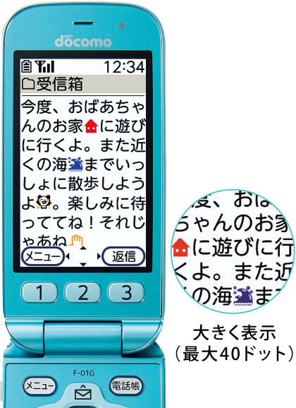 スマートフォン・タブレット・携帯電話（F-01G） 製品情報 - FMWORLD