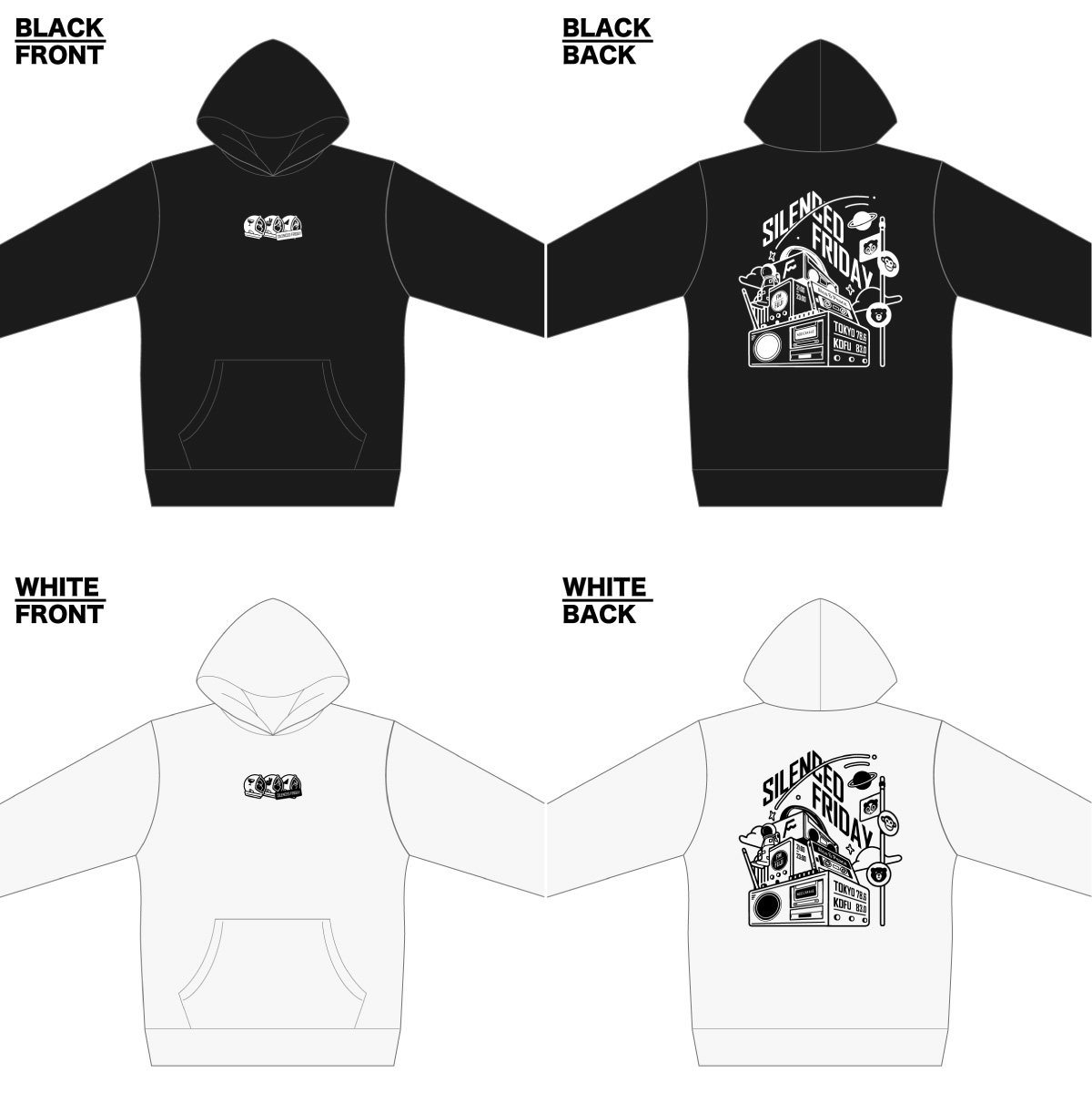 沈黙の金曜日」オリジナルパーカー受付開始！