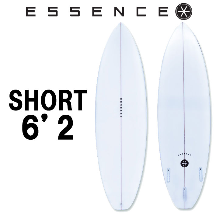 2025 ESSENCE BOARDS エッセンス サーフボード SHORT 6.2ft CLEAR