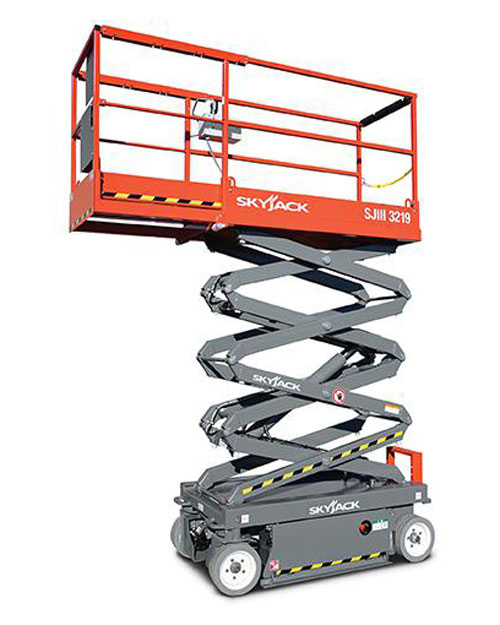 Skyjack SJ3219 Electric scissor lift 500 lbs » Forklift Plus