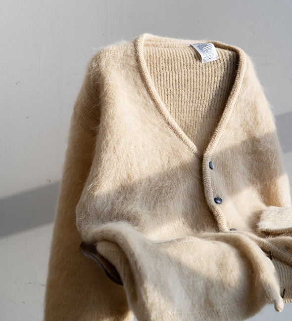 Authentic Reproduction Products®】Shaggy Man Mohair Cardigan W
