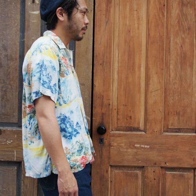 60's PENNEY'S 日本製 総柄アロハシャツ 60年代 ボックス ペニーズ