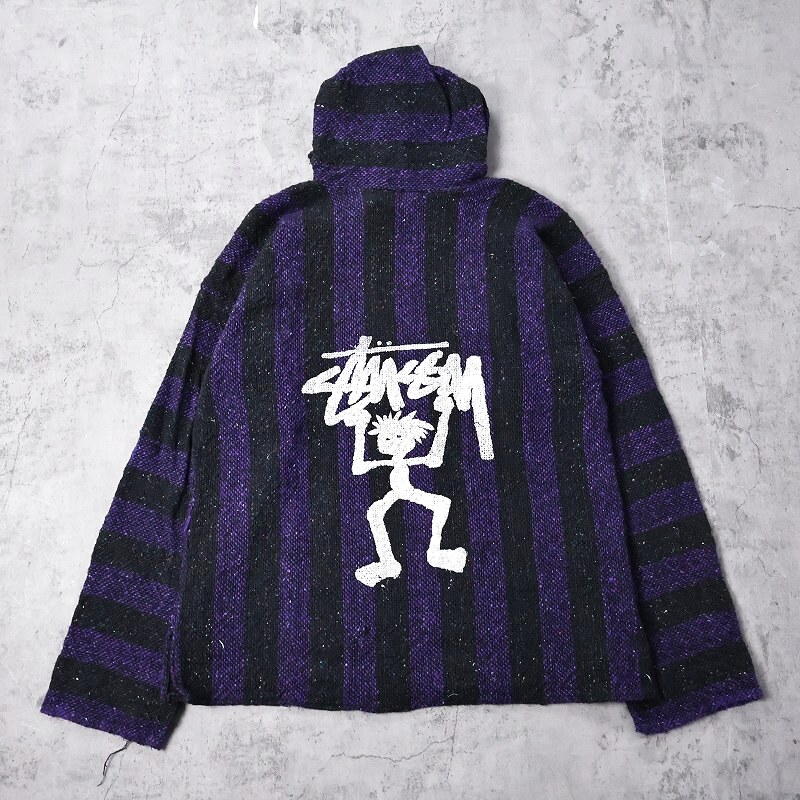 90年代 90s メキパ 紫 ステューシー プルオーバージャケット