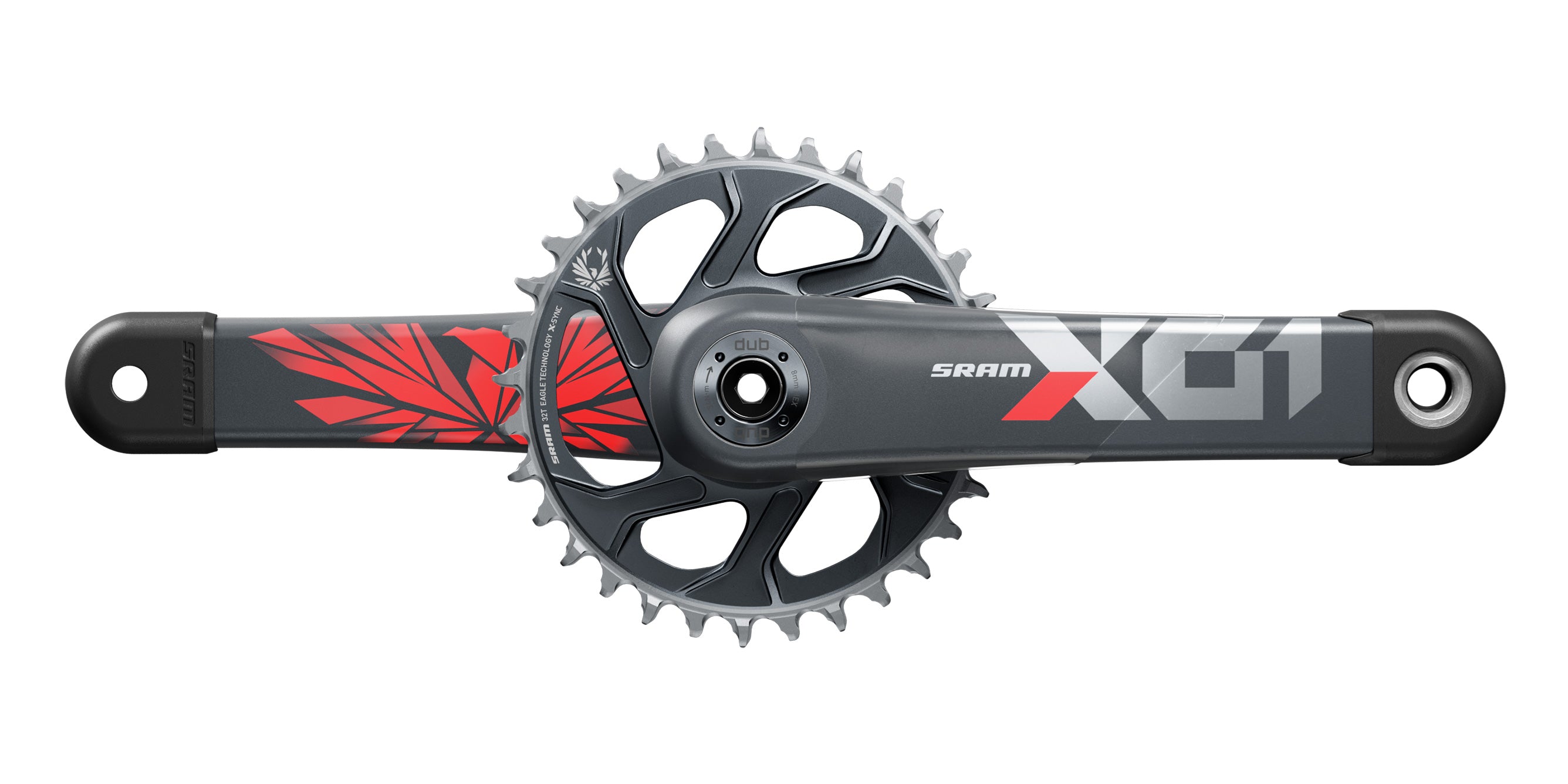 SRAM X01 Eagle DUB Boost Crankset - 32T