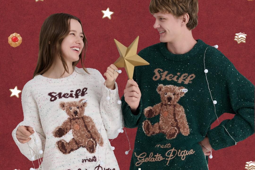 ジェラート ピケ×シュタイフ“世界最初のテディベア”主役のふわふわ