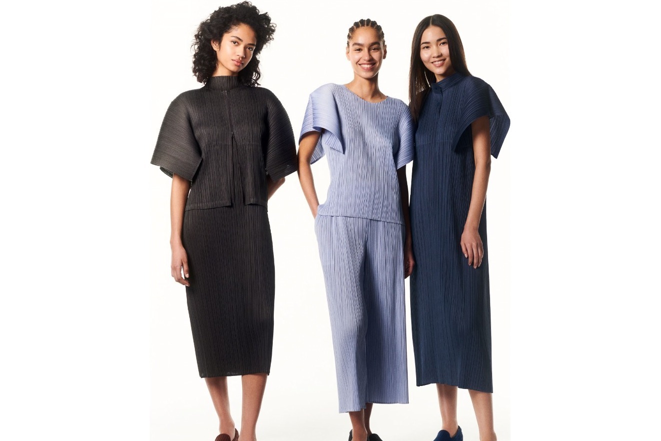 プリーツ プリーズ イッセイ ミヤケ“宇宙の鉱物”着想カラーのブルゾン