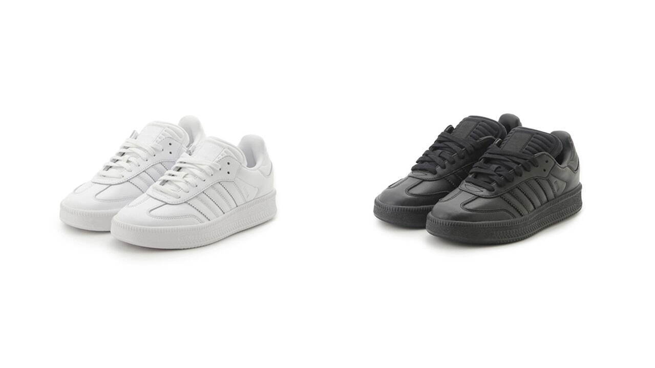 スナイデルからアディダス オリジナルスの厚底スニーカー「サンバ XLG