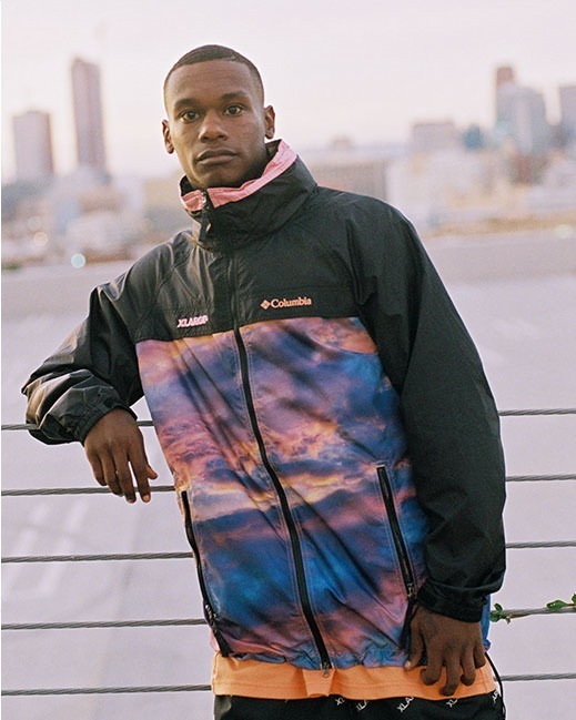 XLARGE×コロンビア「サンセット コレクション」“夕焼け空”デザインの
