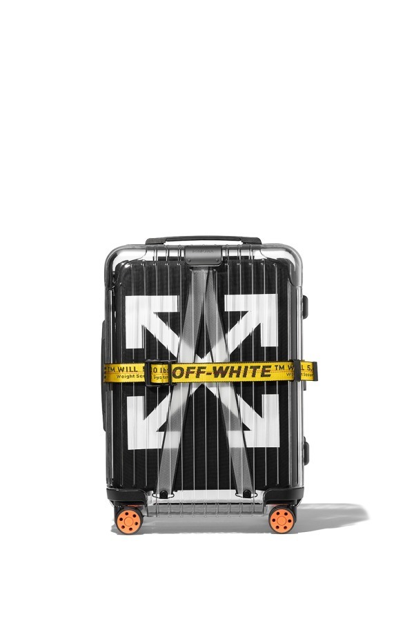 オフ-ホワイト×リモワ 第2弾スーツケース - シースルーボディで白＆黒