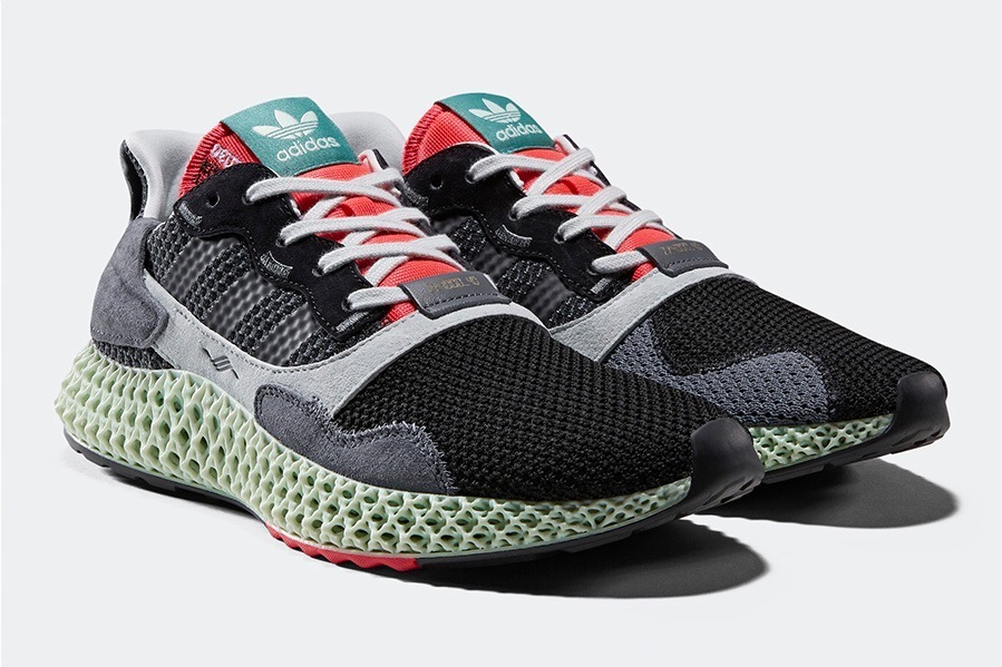 アディダス オリジナルス「ZX 4000 4D」に新色、次世代ソールADIDAS 4D