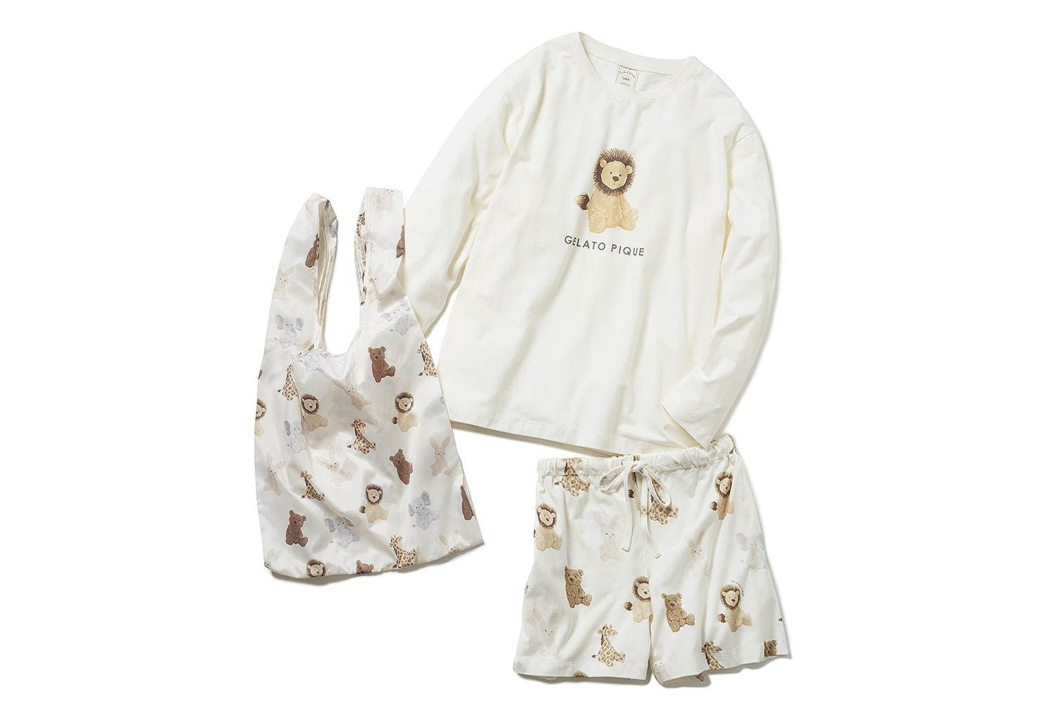 ジェラート ピケ新作“ライオンとウサギ”のアニマルモチーフルーム