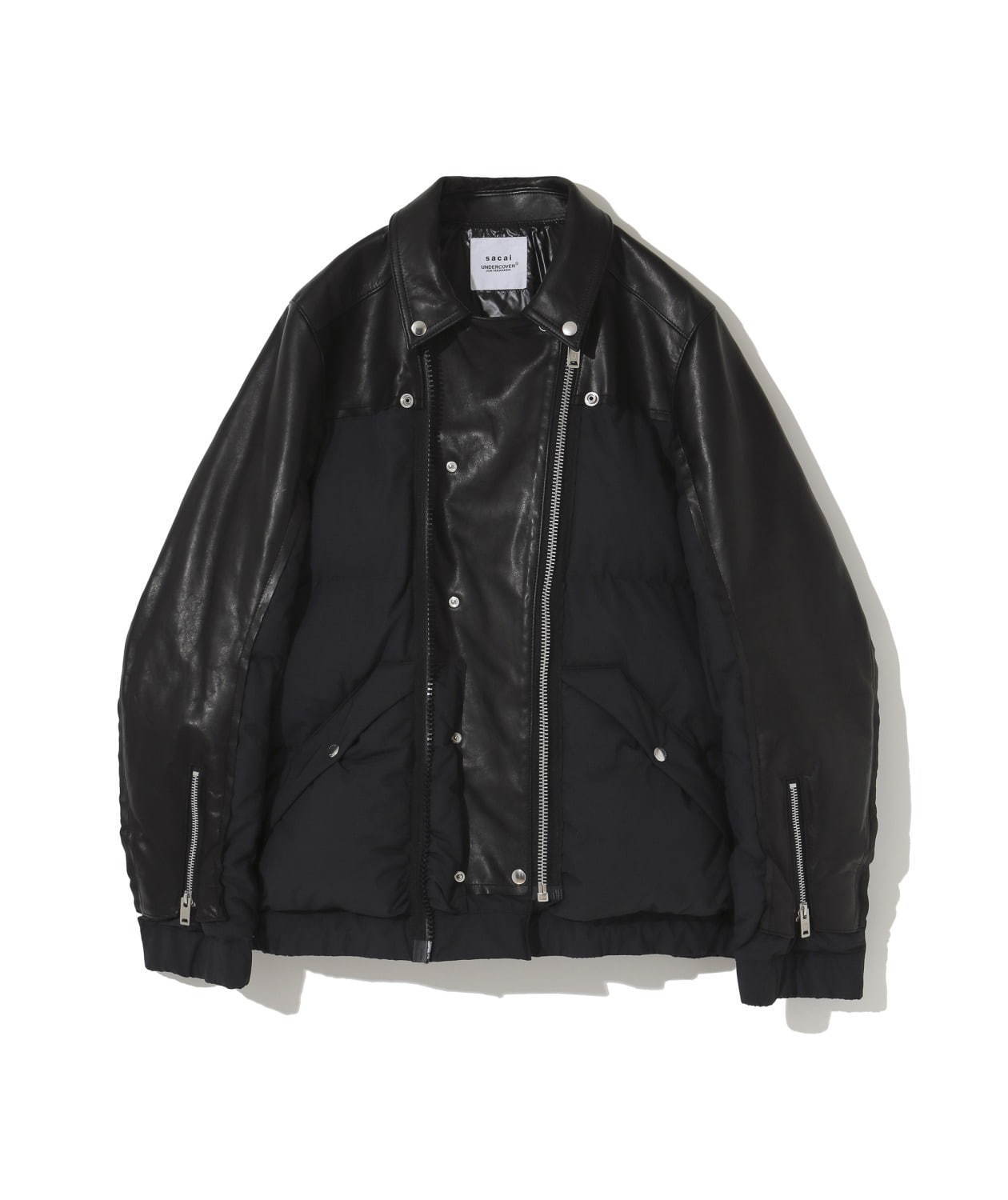 サカイ×アンダーカバーのカスタムレザーブルゾン - 定番ライダースを再