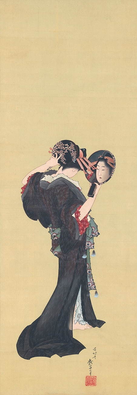 すみだ北斎美術館「筆魂 線の引力・色の魔力」展 - 浮世絵の源流“肉筆