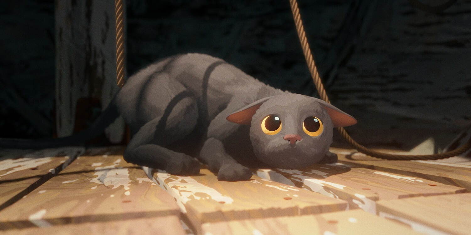 アニメ映画『Flow』大洪水で消えゆく街から旅立つ1匹の猫、運命の冒険