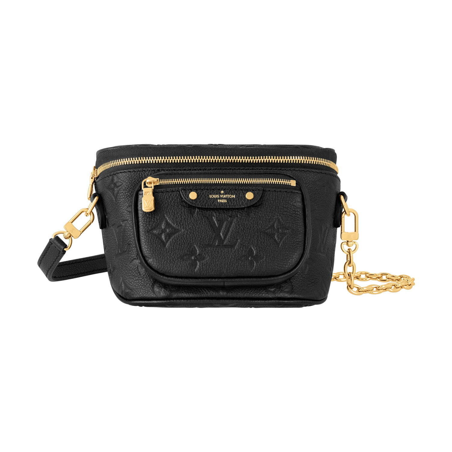 ルイ・ヴィトン「ミニ バムバッグ」エンボス加工のモノグラム