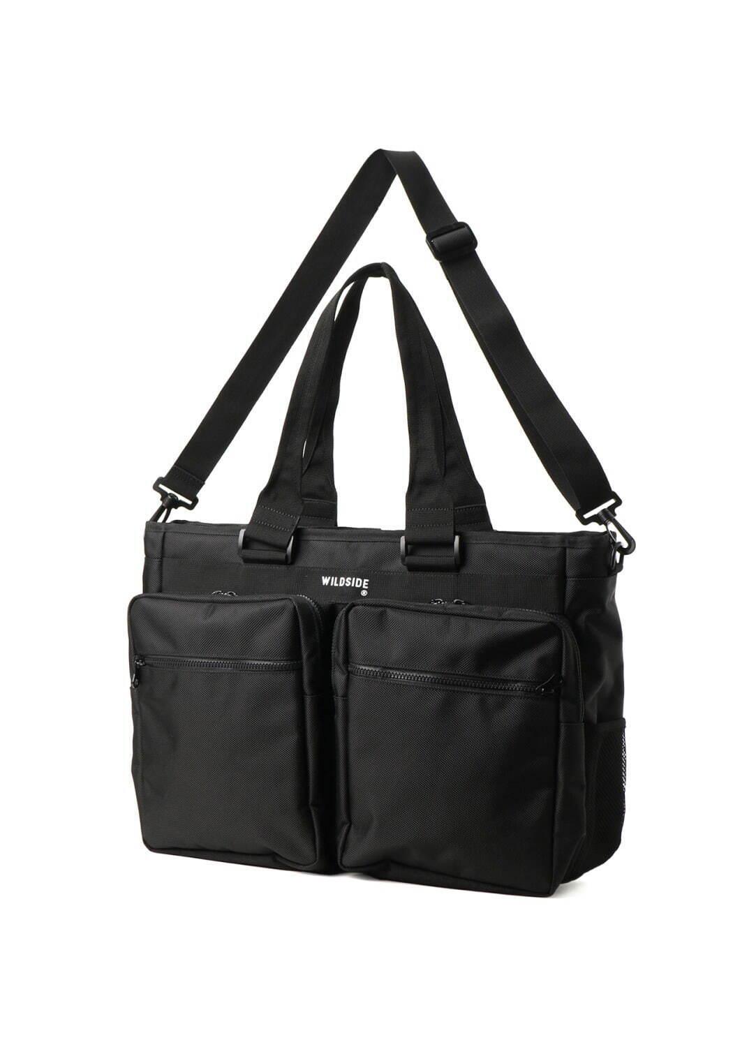 ワイルドサイド ヨウジヤマモト“オールブラック”バッグ、高密度