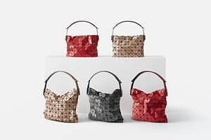 バオ バオ イッセイ ミヤケ24年秋冬、“えくぼ”のようにくぼんだ2WAY