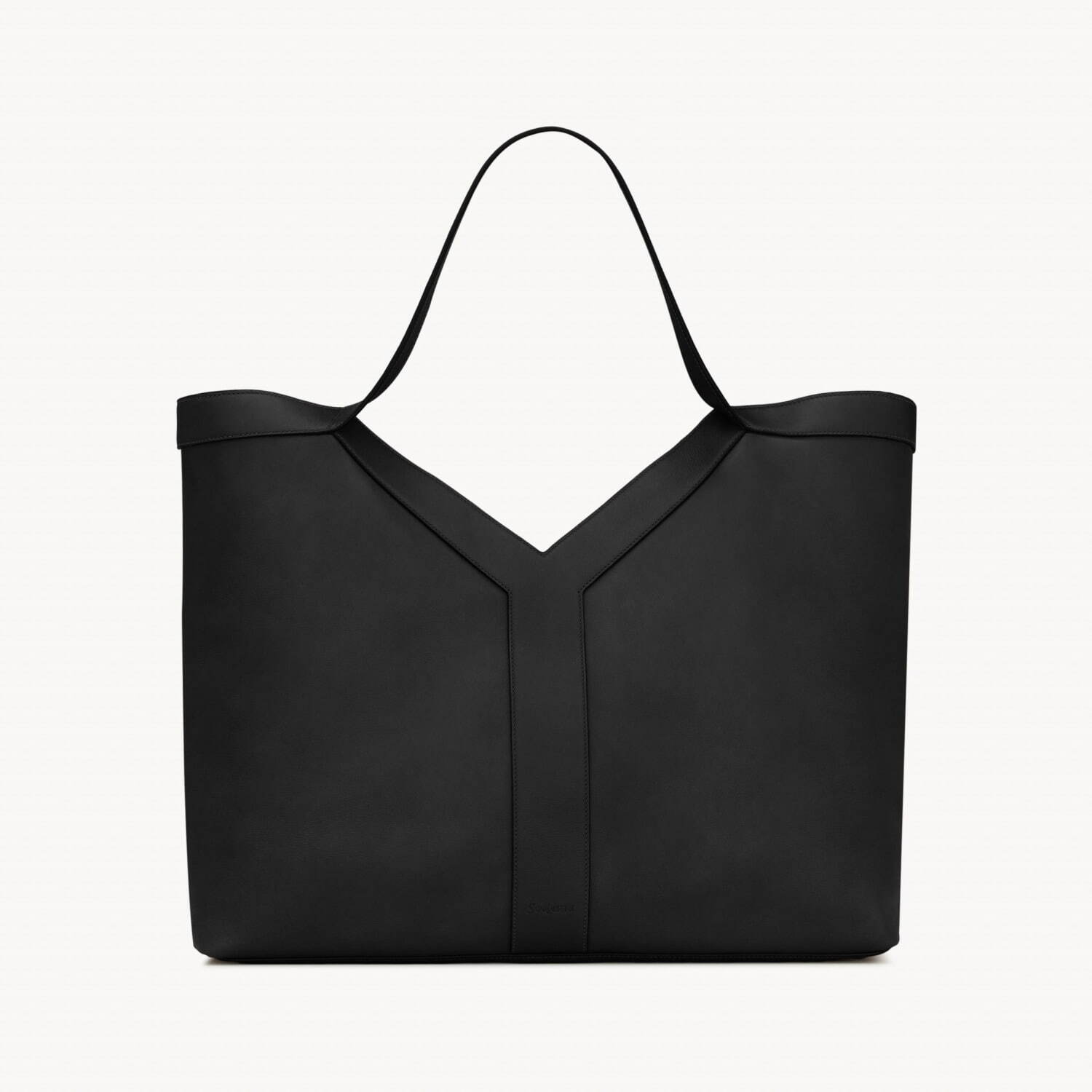 サンローラン25年春バッグ「Y トート」“Y字”デザインのジップポケット