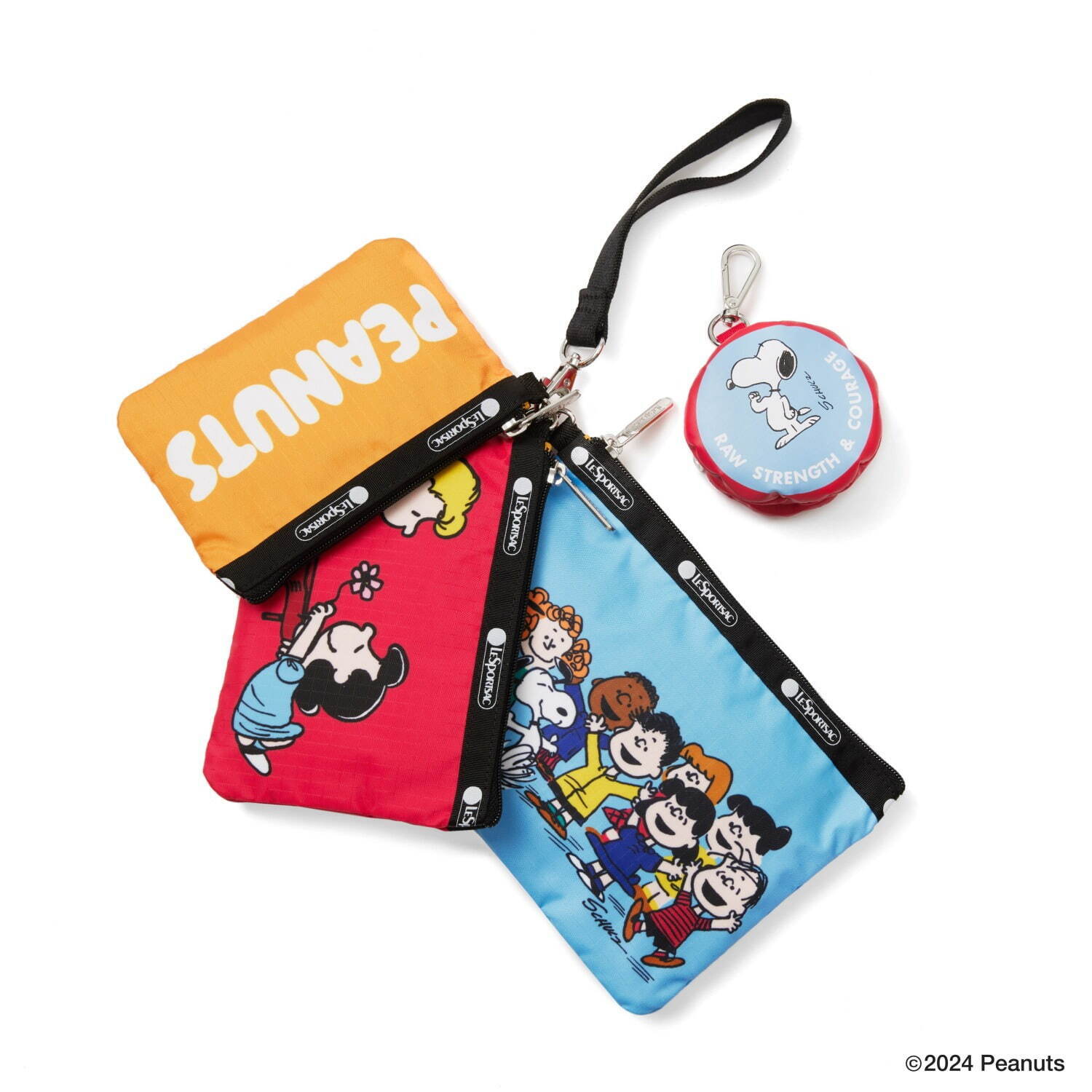 レスポートサック「ピーナッツ」コラボバッグ＆ポーチ、“スヌーピーの